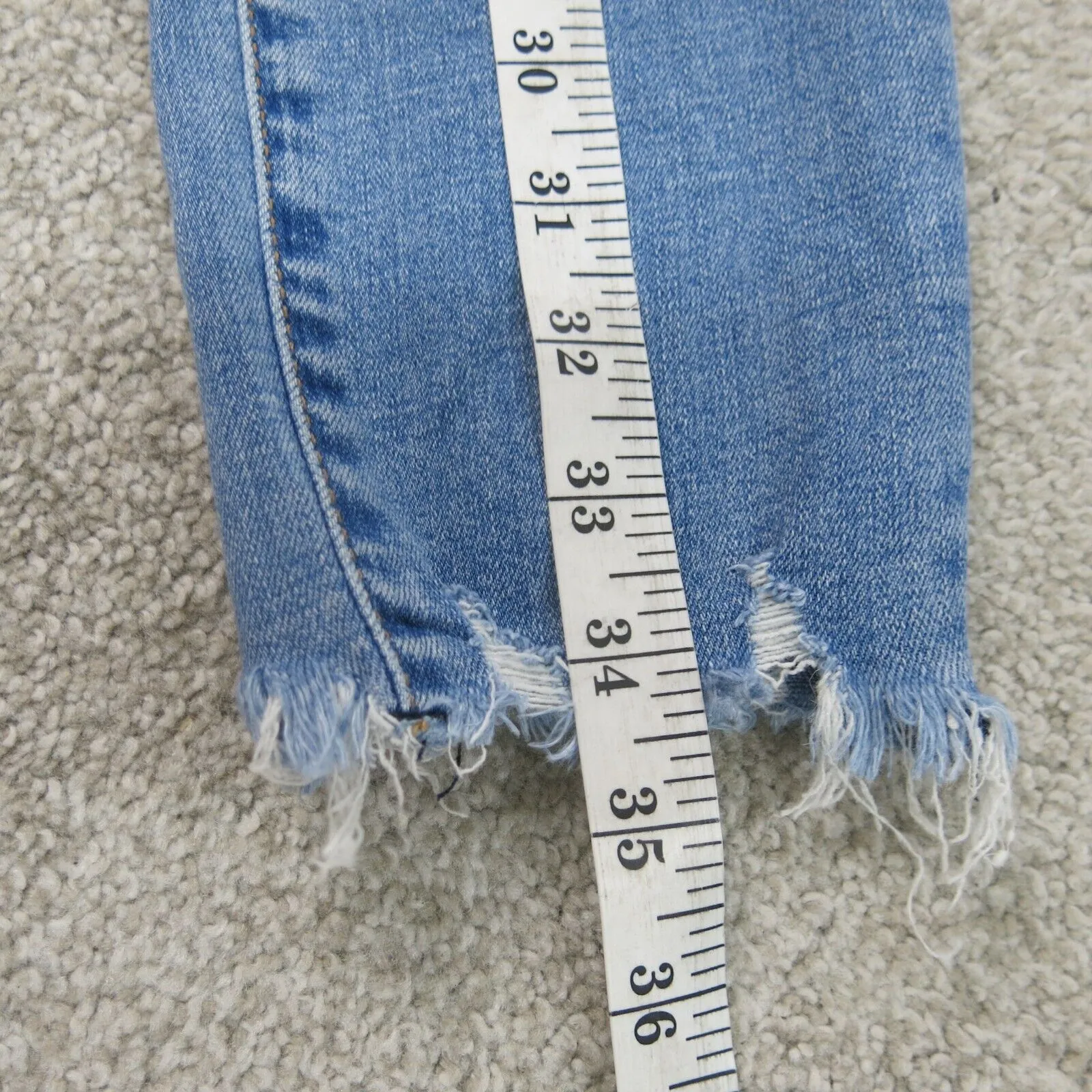 Abercrombie & Fitch Jeans Womens 25/2 Super Skinny Ankle High Rise Distressed