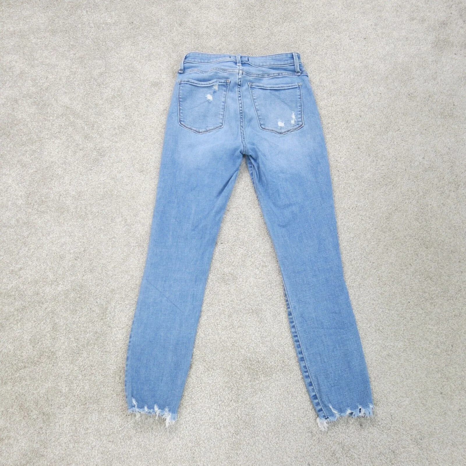 Abercrombie & Fitch Jeans Womens 25/2 Super Skinny Ankle High Rise Distressed