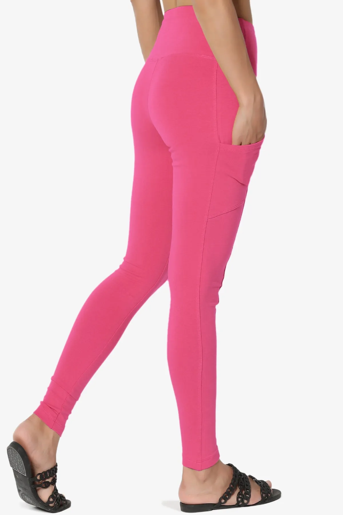 Ansley Luxe Cotton Leggings with Pockets PLUS