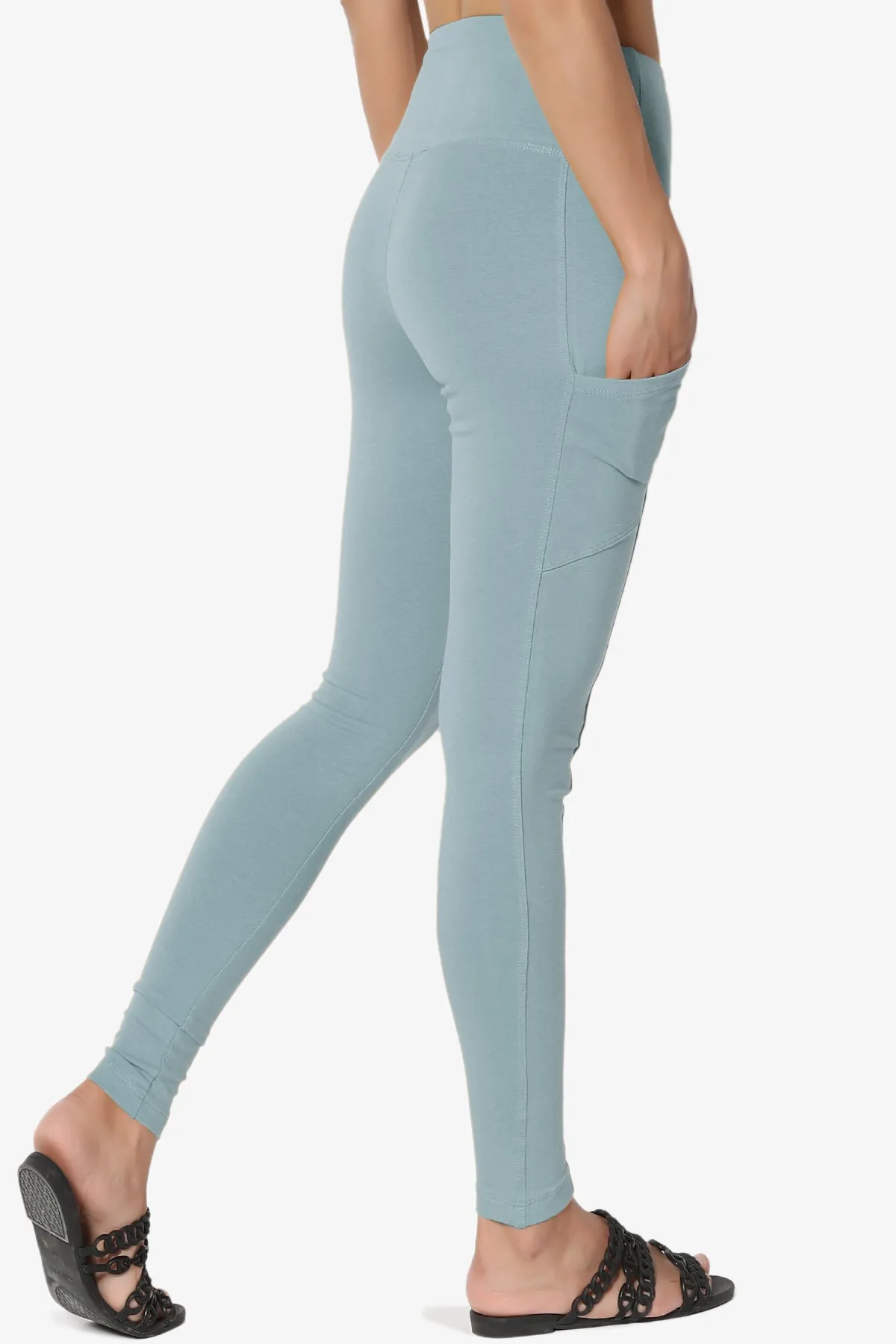 Ansley Luxe Cotton Leggings with Pockets PLUS