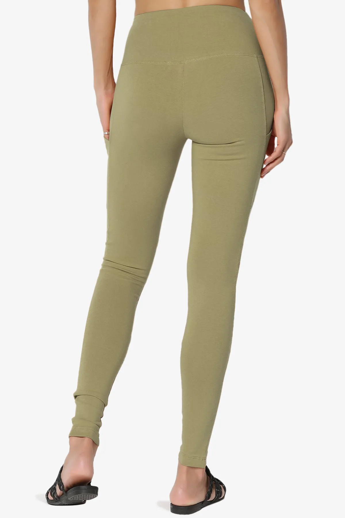 Ansley Luxe Cotton Leggings with Pockets PLUS