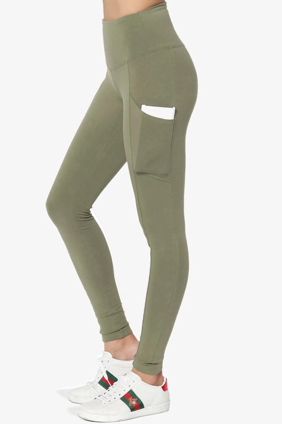 Ansley Luxe Cotton Leggings with Pockets PLUS