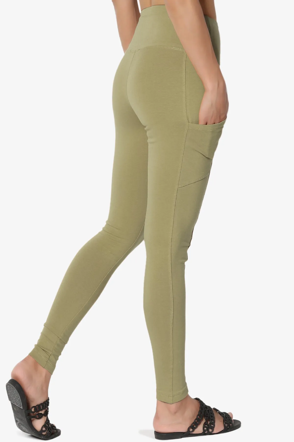 Ansley Luxe Cotton Leggings with Pockets PLUS