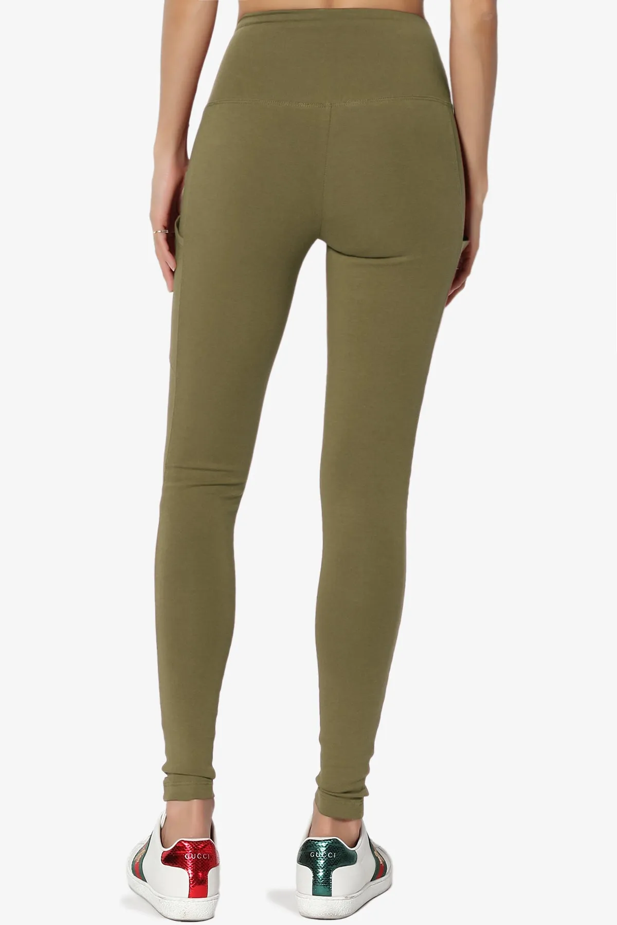 Ansley Luxe Cotton Leggings with Pockets PLUS