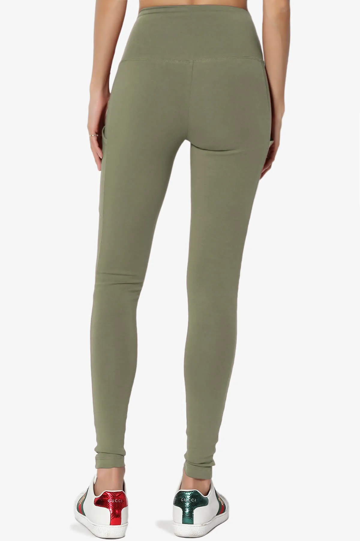 Ansley Luxe Cotton Leggings with Pockets PLUS