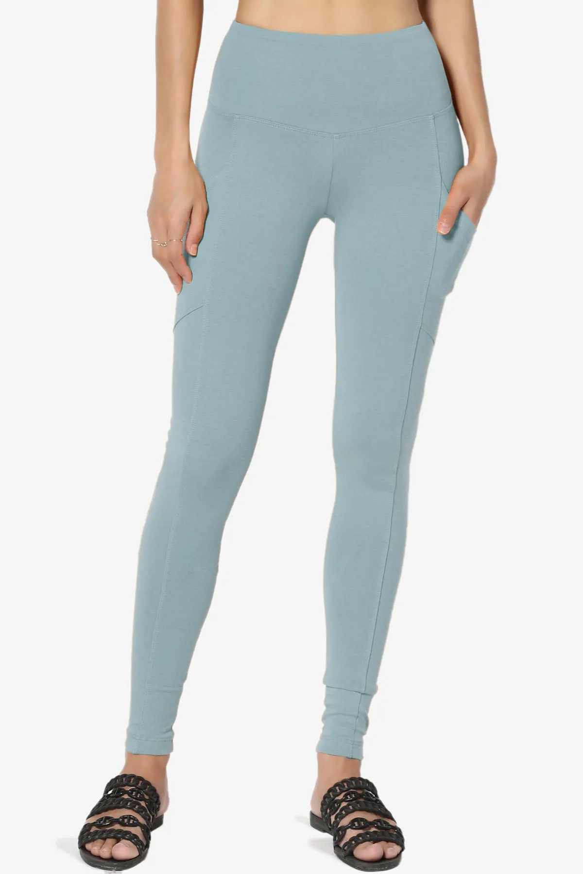 Ansley Luxe Cotton Leggings with Pockets PLUS