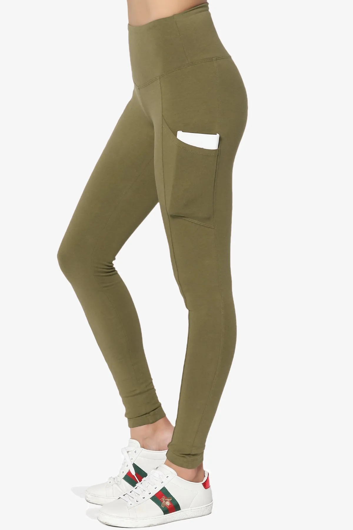 Ansley Luxe Cotton Leggings with Pockets PLUS