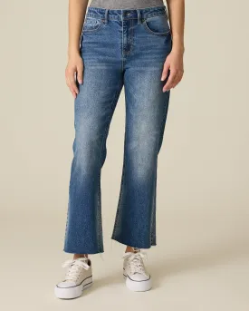 BELLA CROPPED HIGH-RISE BOOTCUT JEAN