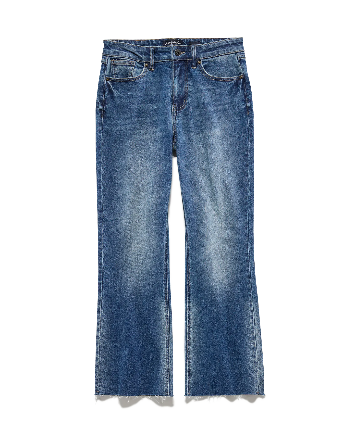 BELLA CROPPED HIGH-RISE BOOTCUT JEAN