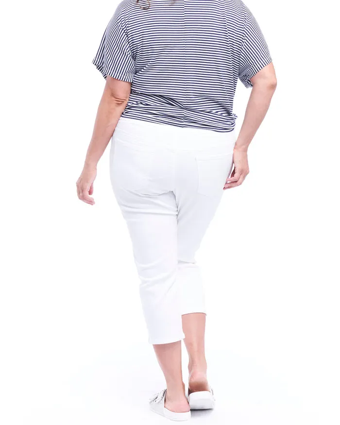 Betty Basics Maisie Capri Jean White