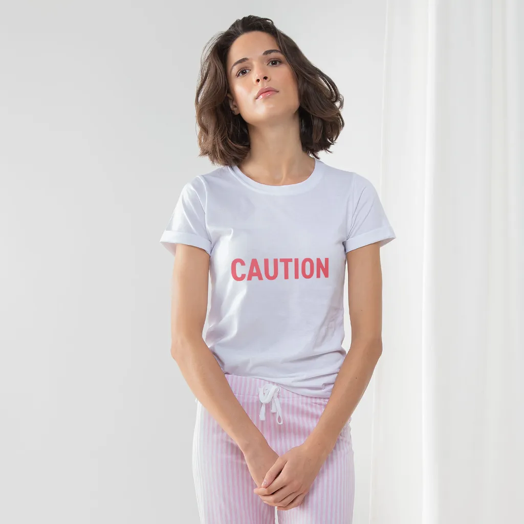 Caution Women's Long Pant Pyjama Set