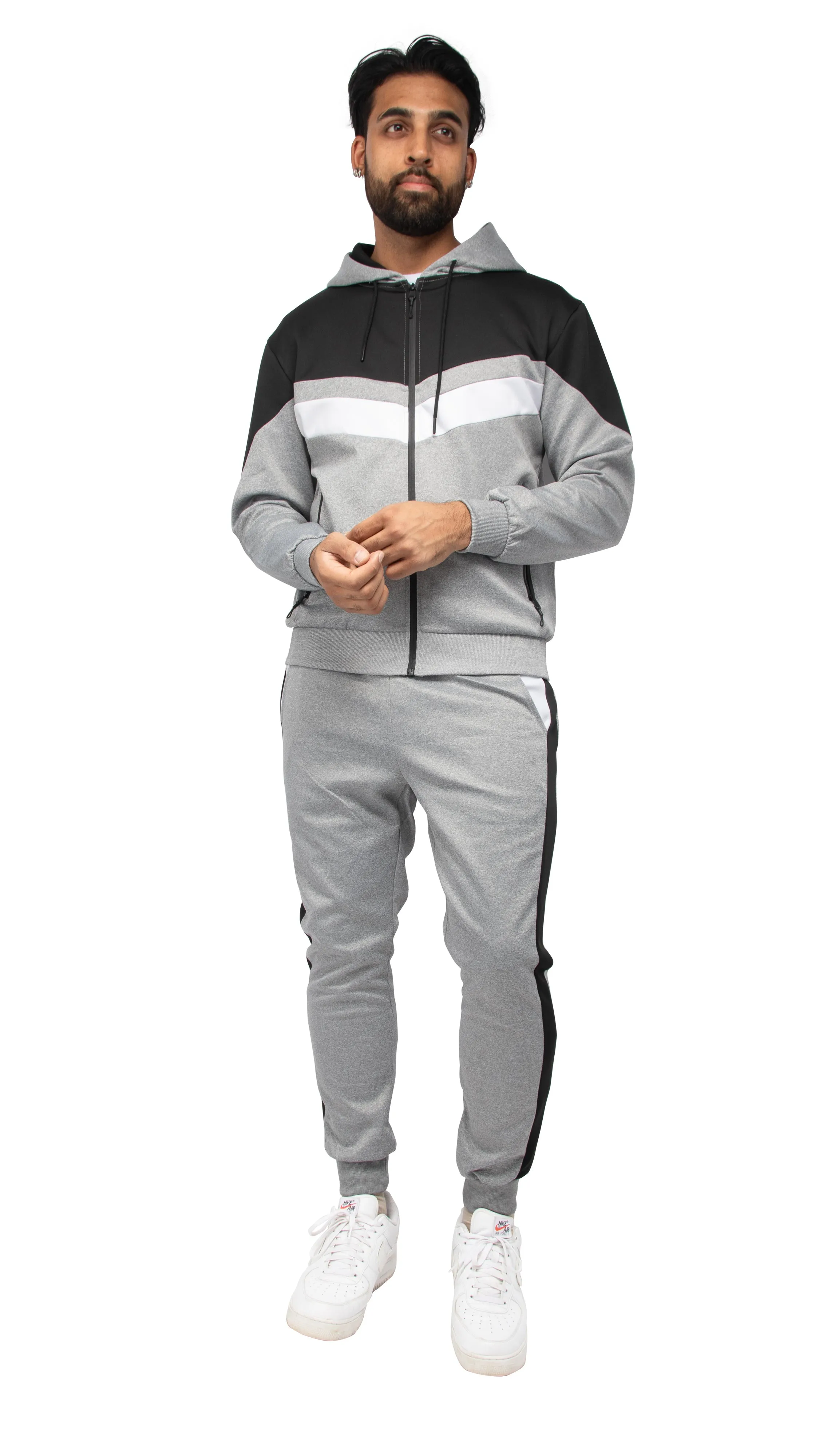 Cultura Men's Zip Up Hoodie Track Suit Sweatsuit