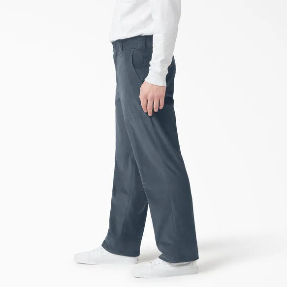 Dickies Flat Front Corduroy Pants AirForce Blue