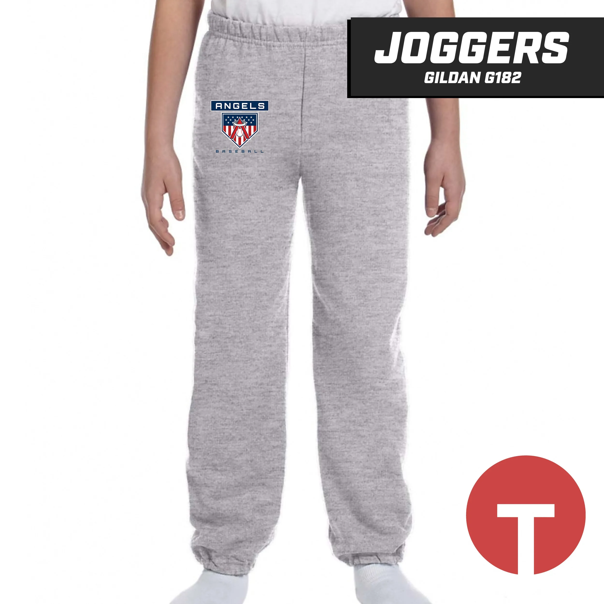 East Cobb Angels - LOGO 5 - Jogger pants Gildan G182