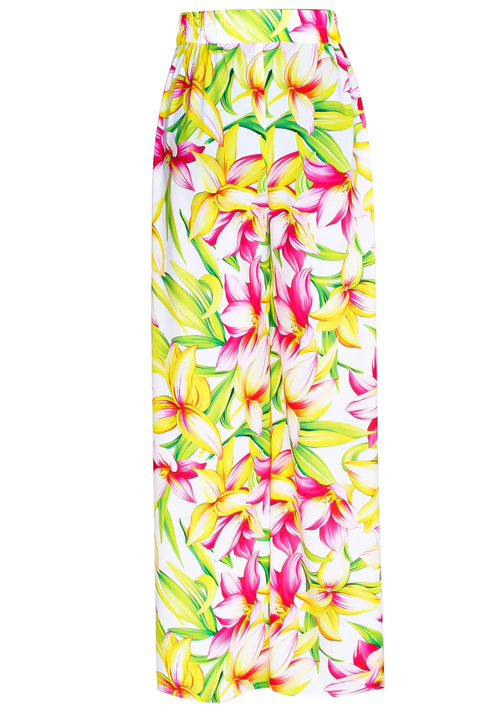 Euphoria - Floral Love Pants (Neon Pink)