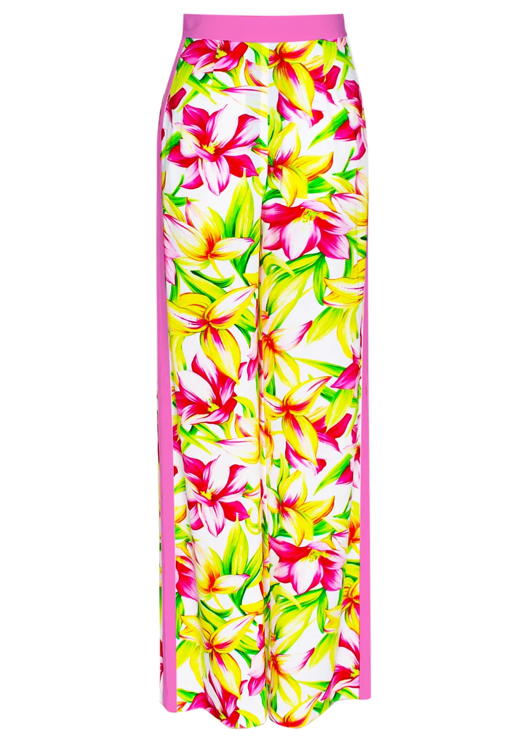 Euphoria - Floral Love Pants (Neon Pink)