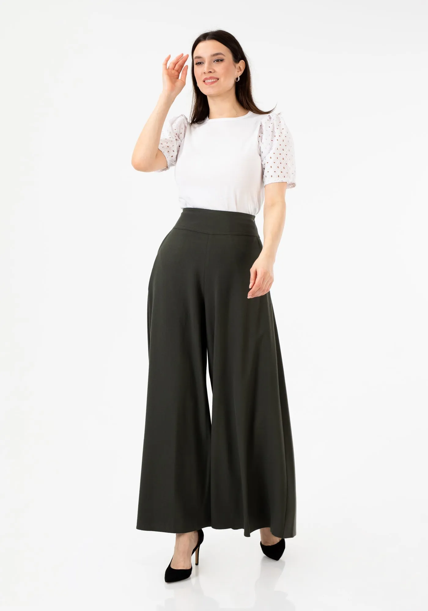 G-Line High Waisted Palazzo Pants