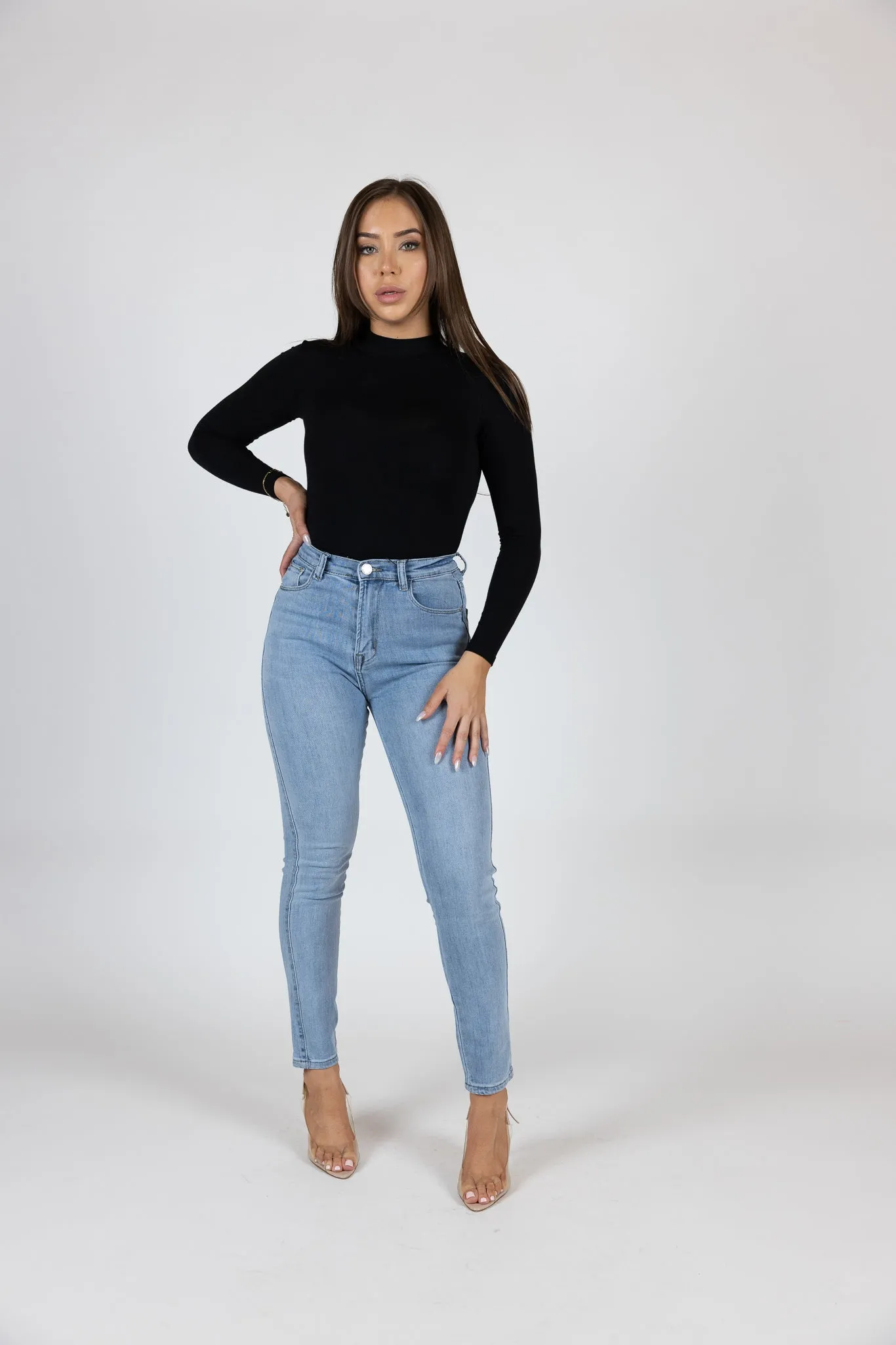 High Rise Skinny Jeans