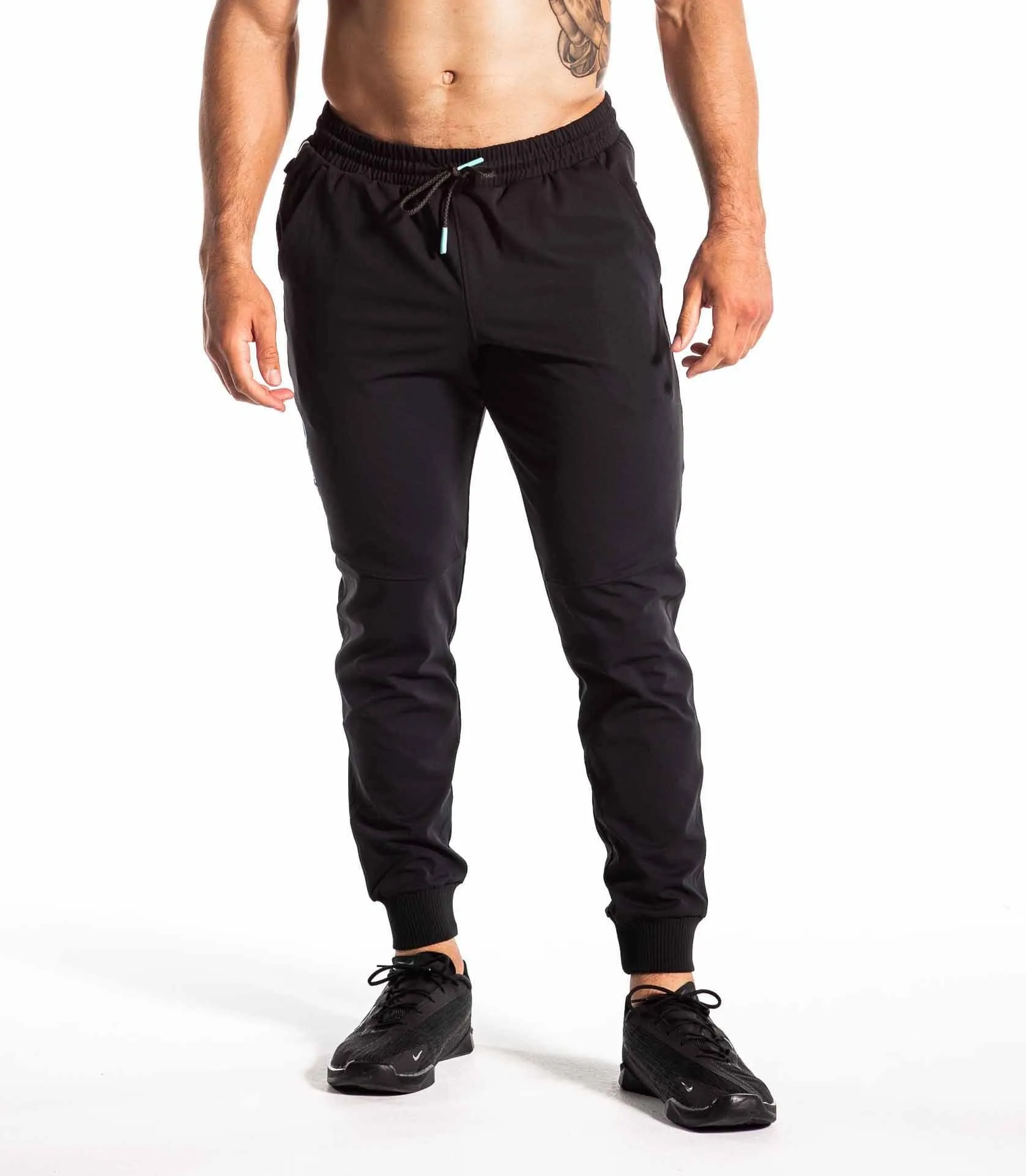 ICONX 2 PERFORMANCE PANTS - BLACK/NEON TEAL