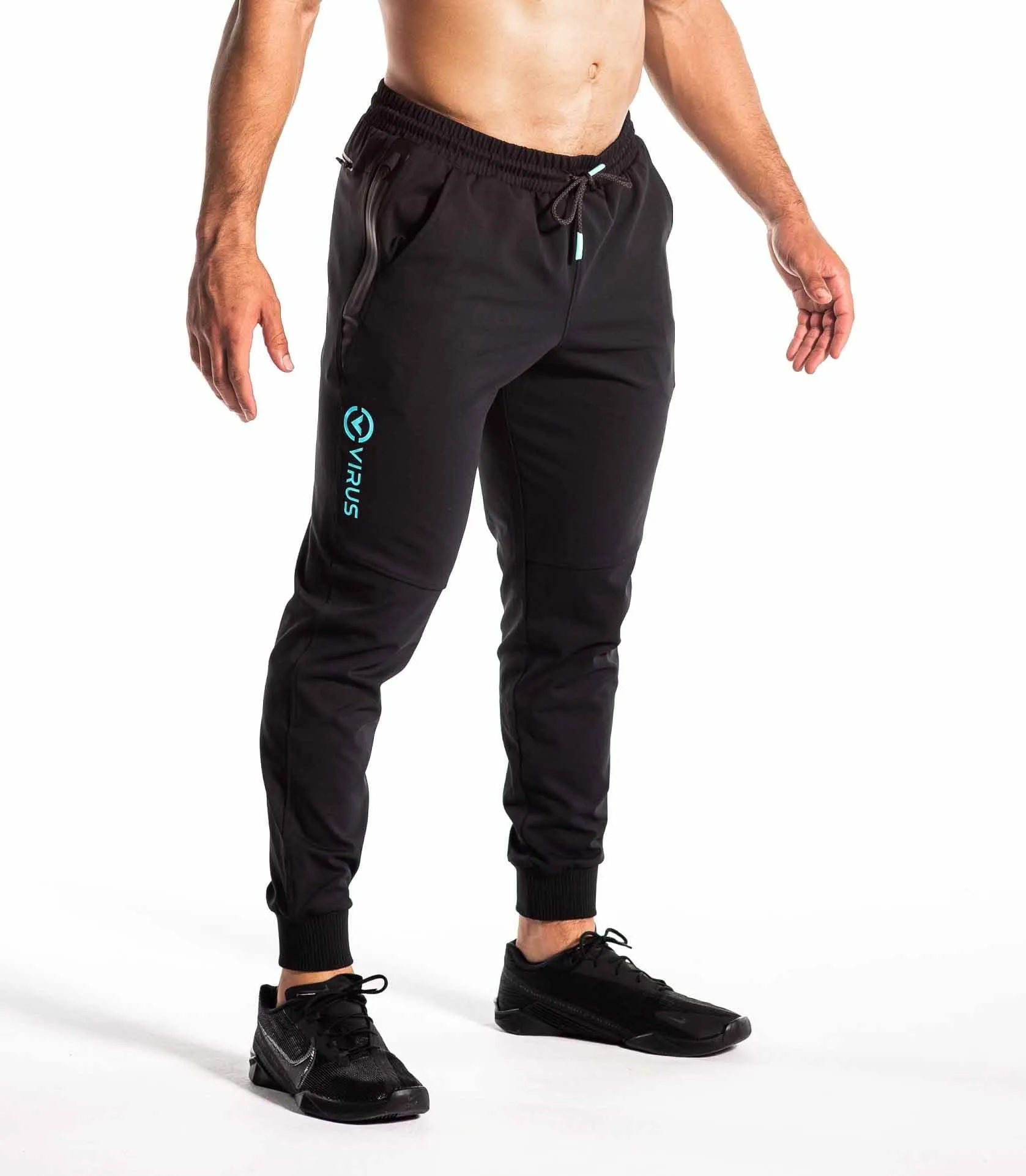 ICONX 2 PERFORMANCE PANTS - BLACK/NEON TEAL