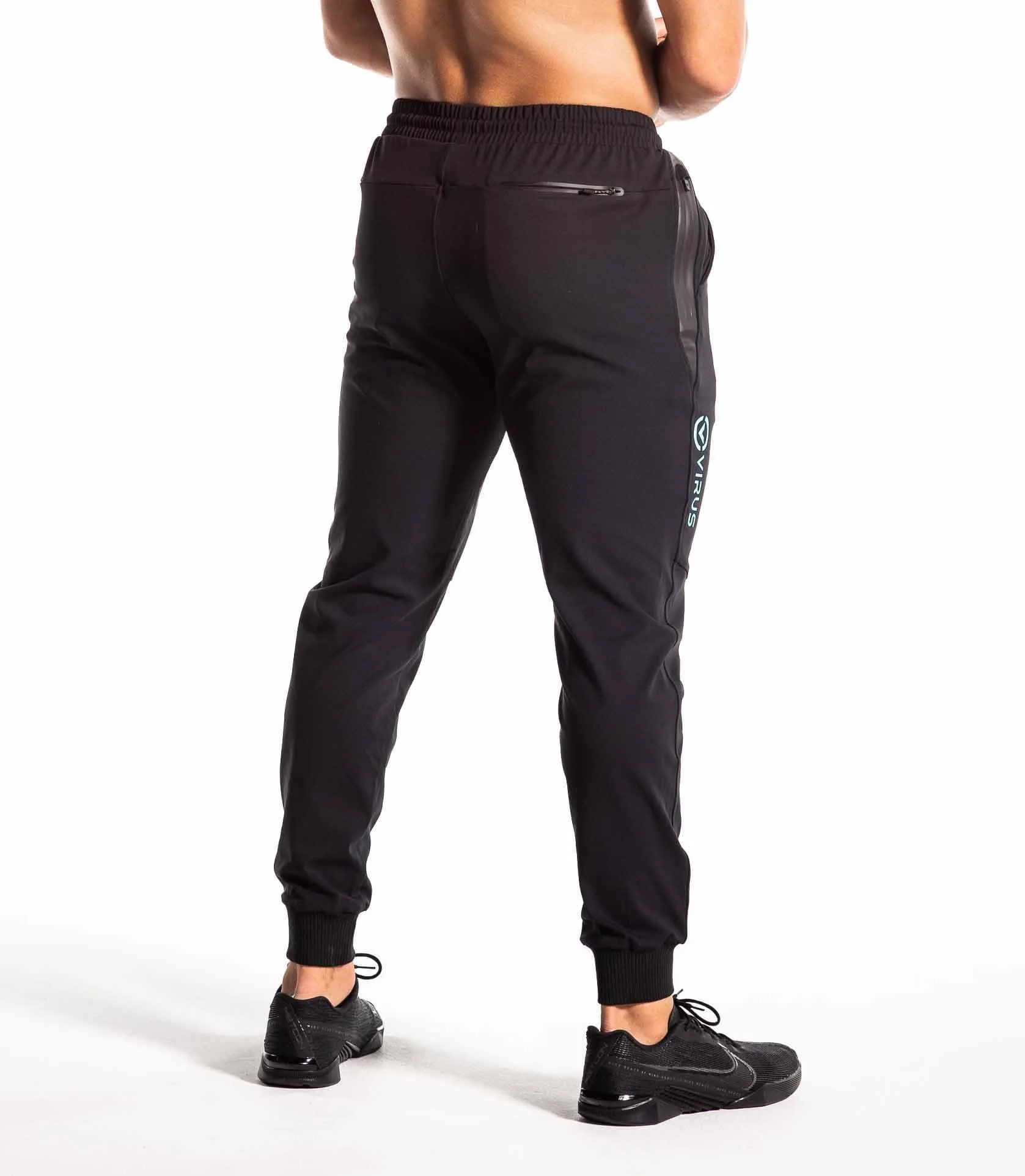 ICONX 2 PERFORMANCE PANTS - BLACK/NEON TEAL