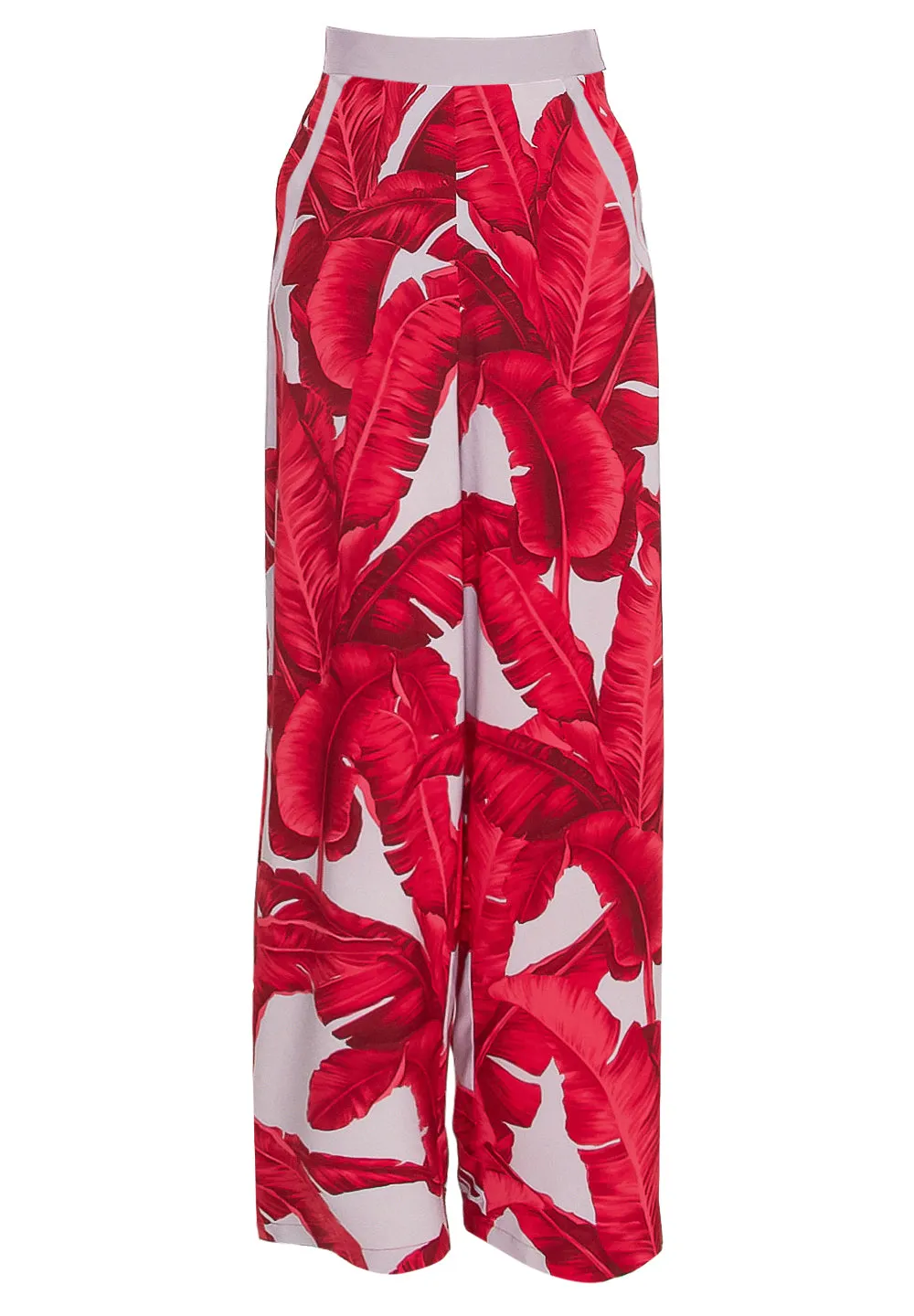 Jungle - Red / Grey Palm Pants (Grey)