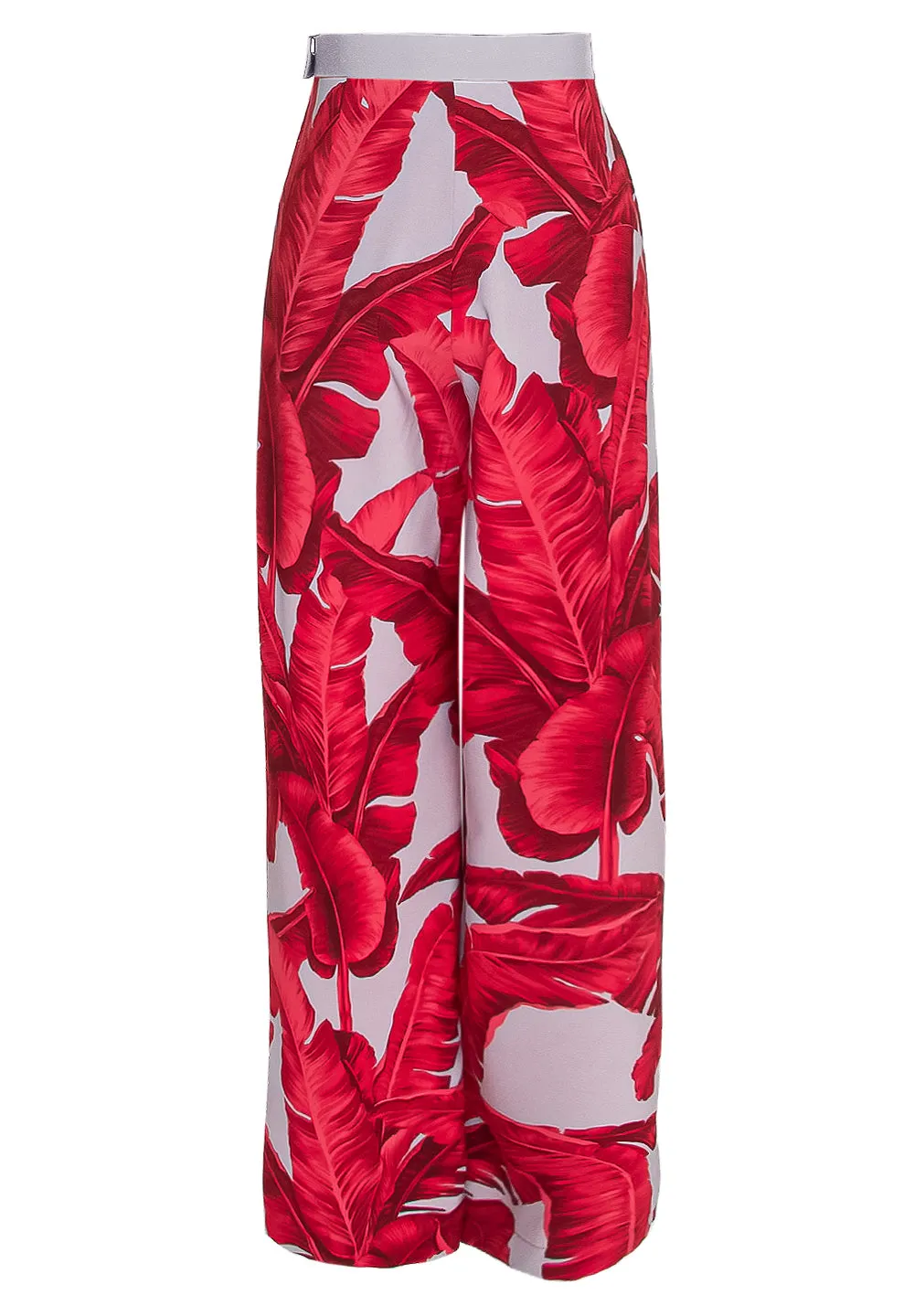 Jungle - Red / Grey Palm Pants (Grey)