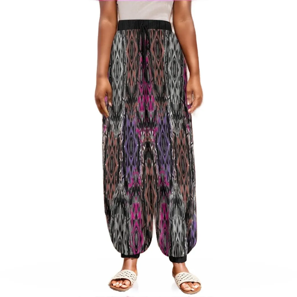 Mandala Graffiti Womens Carrot Pants