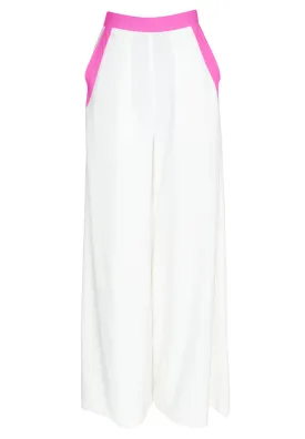 Monochrome - White Pants (Neon Pink)