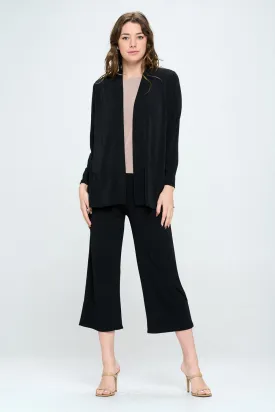 Moss Crepe Jacket & Pant Set-9034MC-LRS1-K