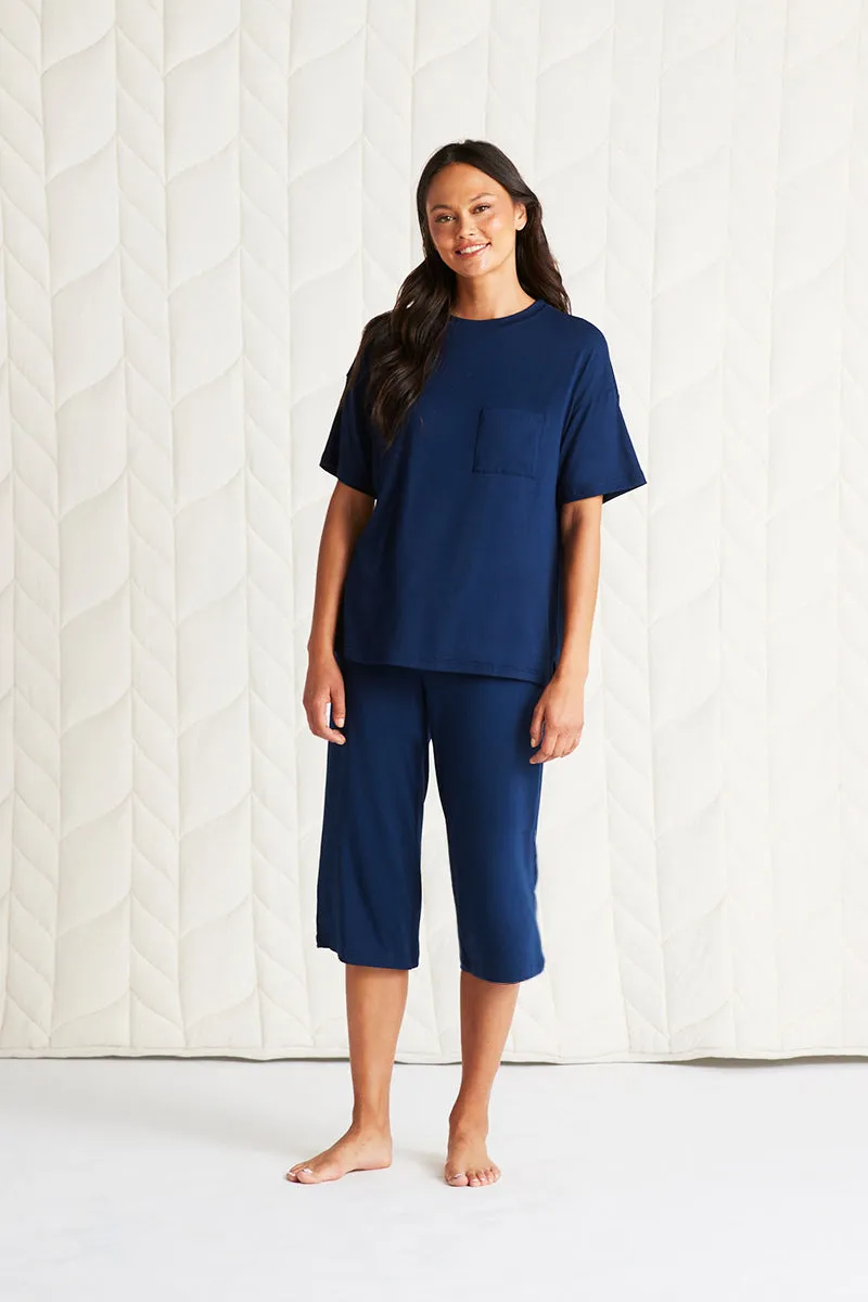 Oversized Tee   Capri Pant