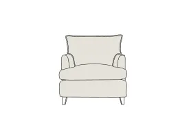 Padstow | Armchair Extra Loose Cover | Capri Dove