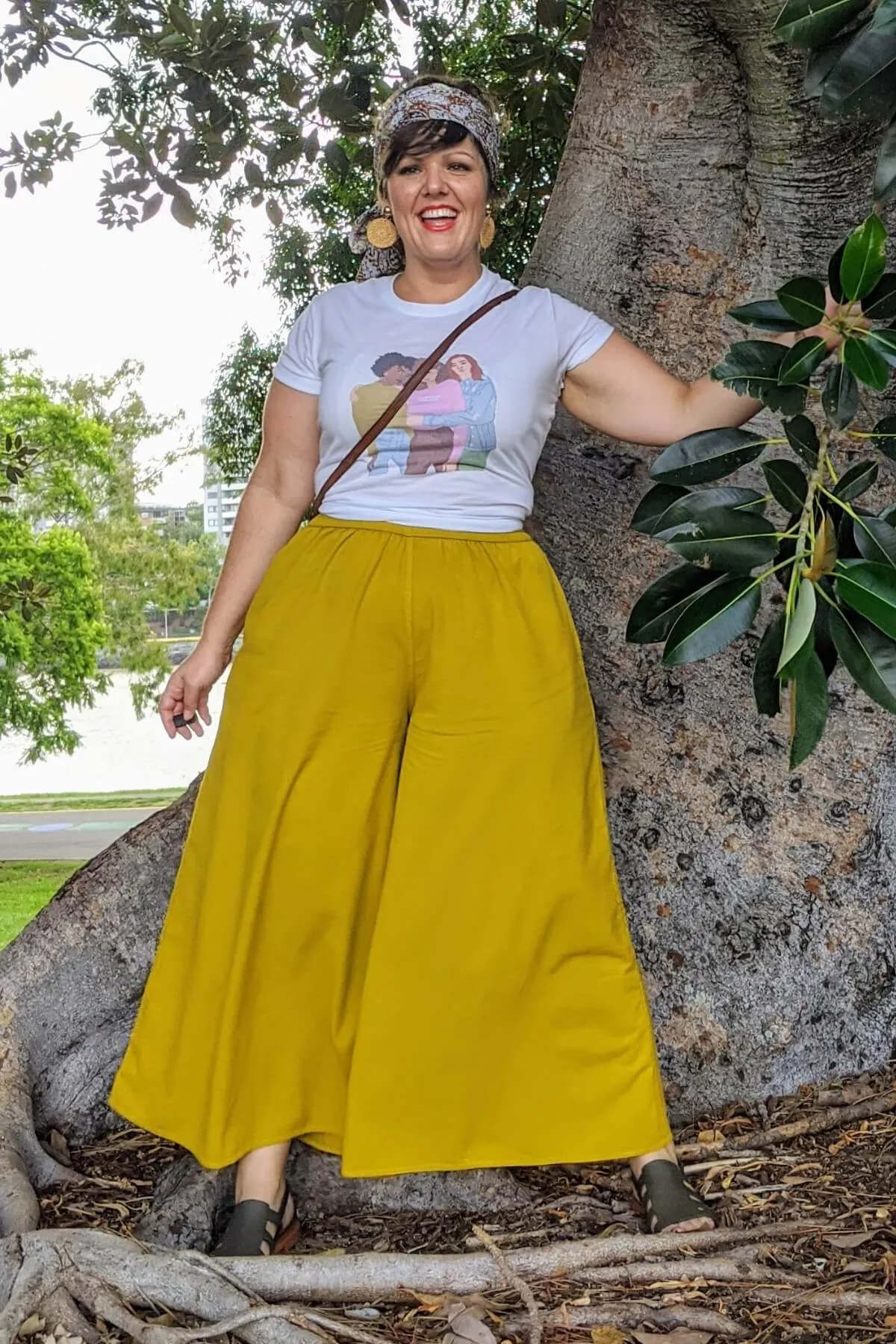 Palazzo Pants - Mustard