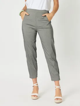 Parachute Stitch Detail Pant - Grey Marle