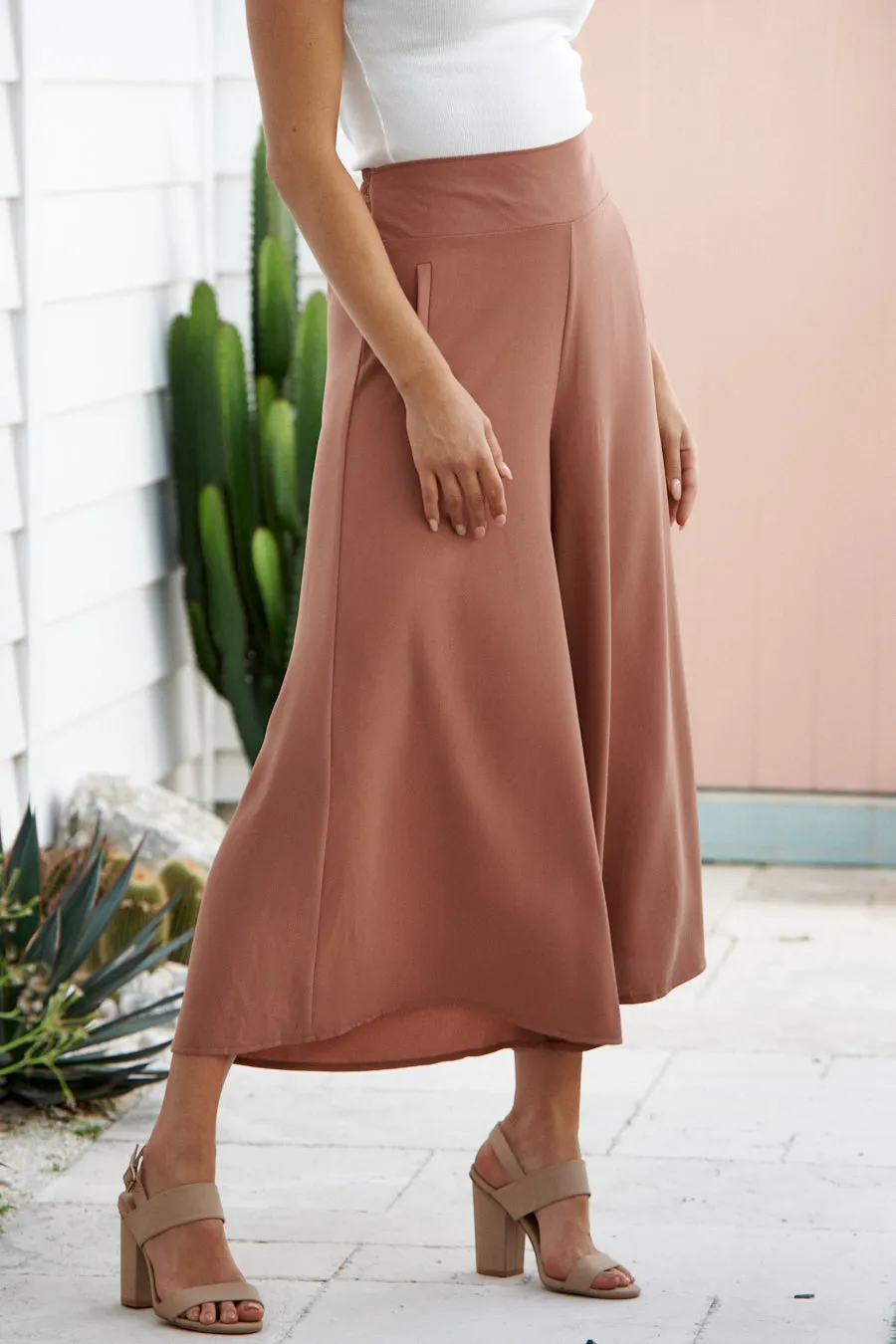 Paris Dusty Rose Culottes