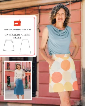 PDF Pattern - Garibaldi A-Line Skirt | Liesl   Co