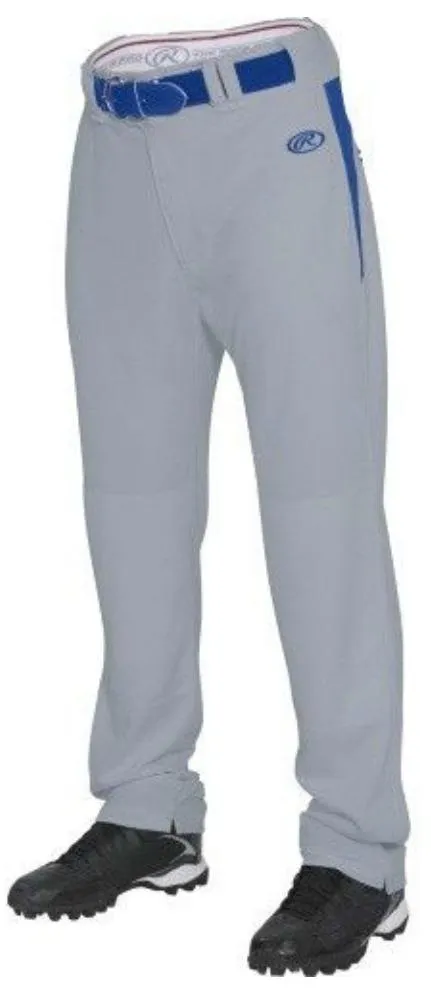 Rawlings Adult Semi-Relaxed V-Notch Plated Baseball Pants: BPVP2