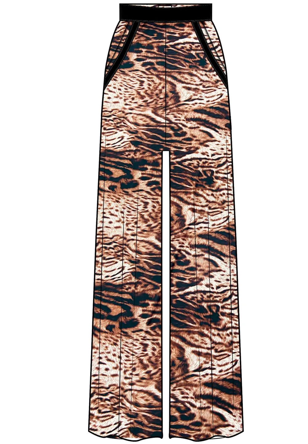 Safari - African Cat Pants (Black)