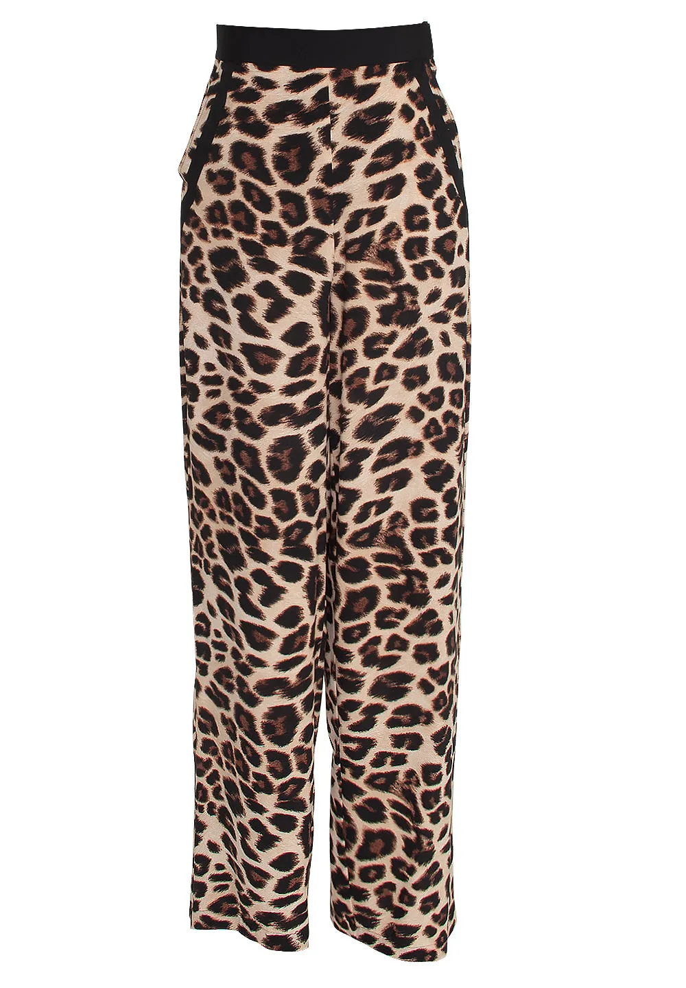 Safari - Brown Leopard Pants (Black)