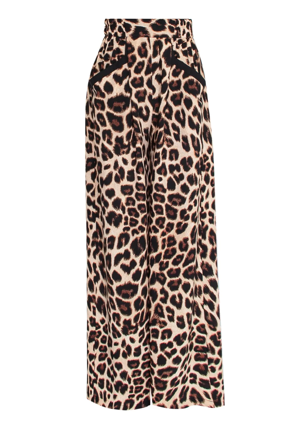 Safari - Brown Leopard Pants (Black)