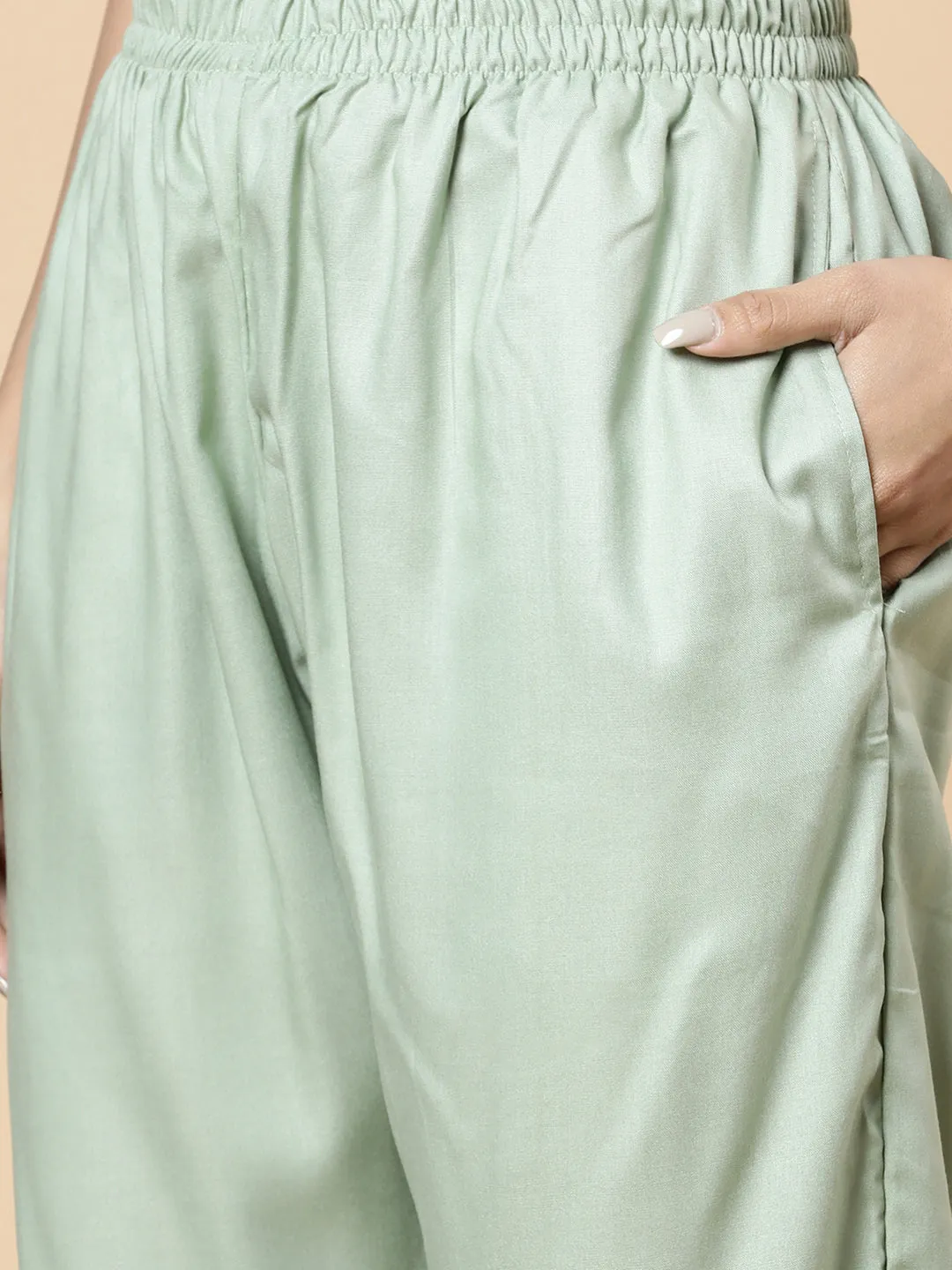 SageGreen Palazzo Pants