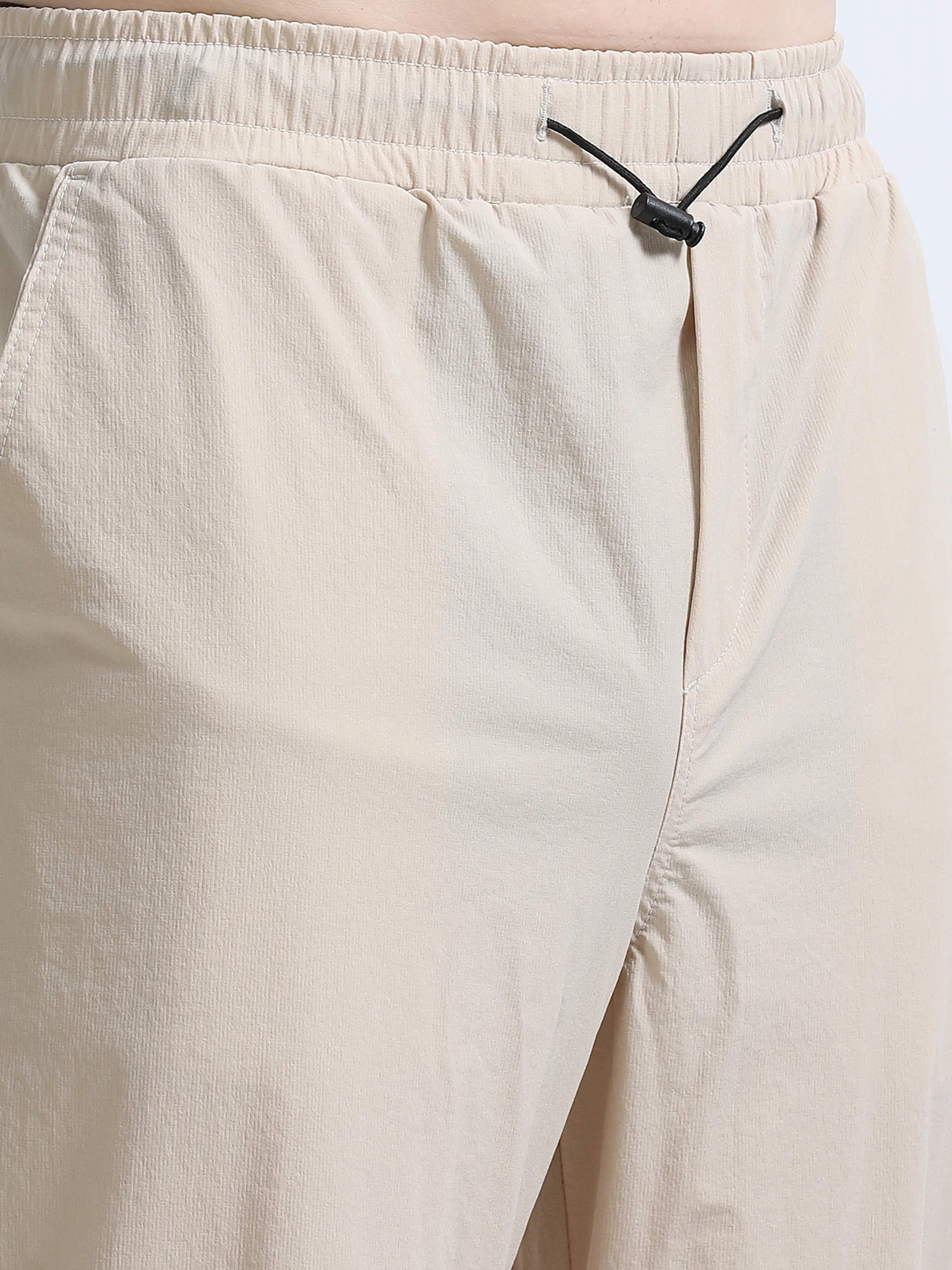 Shade -  Plain Joggers - Light Cream