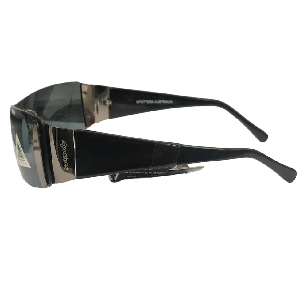 Spotters Capri Black Polarised Sunglasses