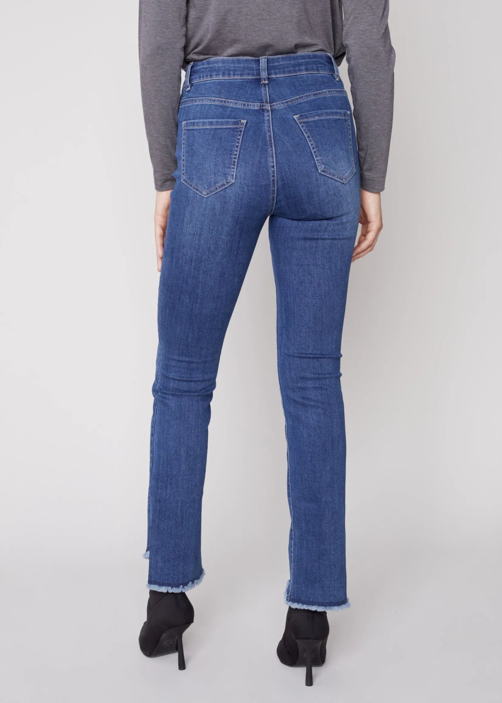 Stretch Denim Flare Pant