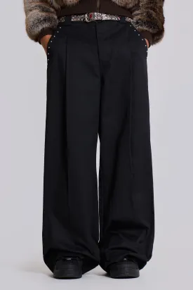 Studded Black Goliath Suit Pants