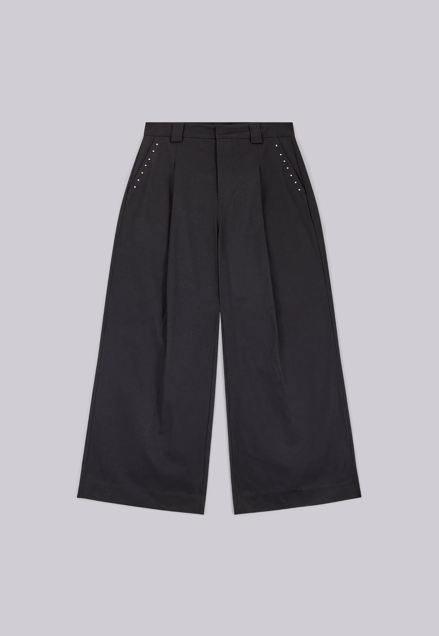 Studded Black Goliath Suit Pants