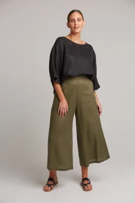 Studio Crop Pant - Khaki