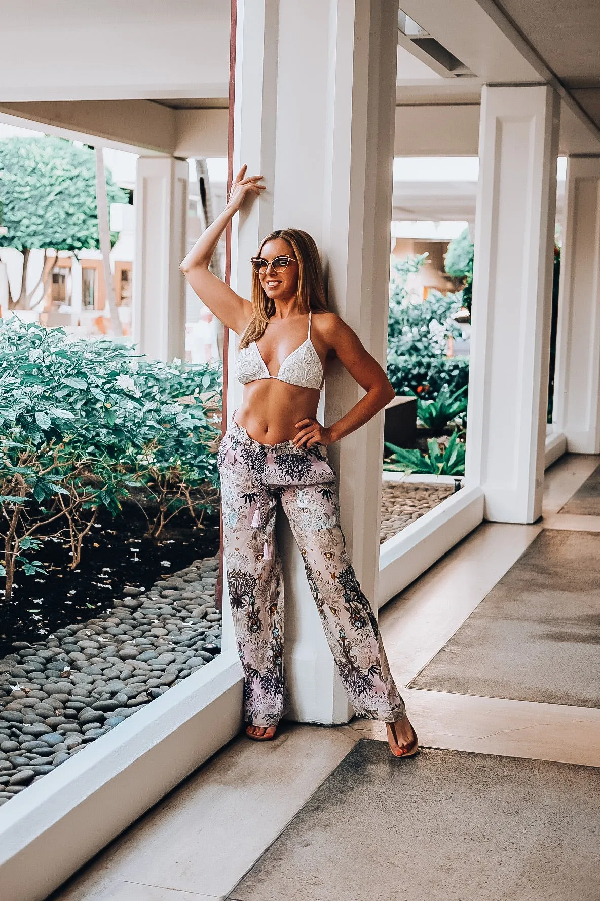 Taj Lilac Floral Pants