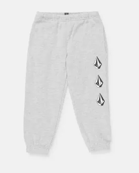 Toddler Boys Iconic Stone Fleece Pants - Grey Heather