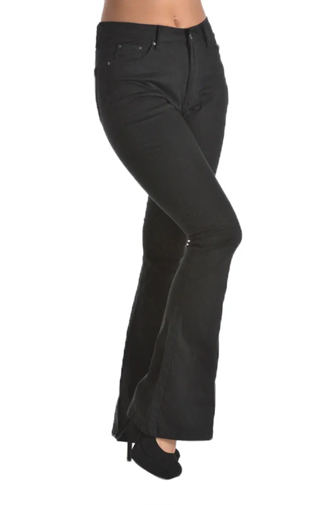 Women's Colored Bootcut Pants